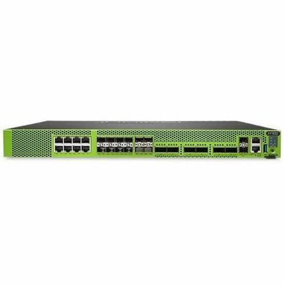 Juniper SRX4300 High Availability Firewall - Intrusion Prevention - 8 Port - 1000Base-T, 2.5GBase-T, 5GBase-T, 10GBase-T - Gigabit Ethernet, 2.5 Gigabit Ethernet, 5 Gigabit Ethernet, 10 Gigabit Ethernet, 25 Gigabit Ethernet, 40 Gigabit Ethernet, 100 Gigabit Ethernet - 98 Gbit/s Firewall Throughput - 3DES-CBC, AEC-CBC, AES-GCM, DES-CBC, SSL - 8 x RJ-45 - 18 Total Expansion Slots - 1 Year - 1U - Rack-mountable, Compact - TAA Compliant