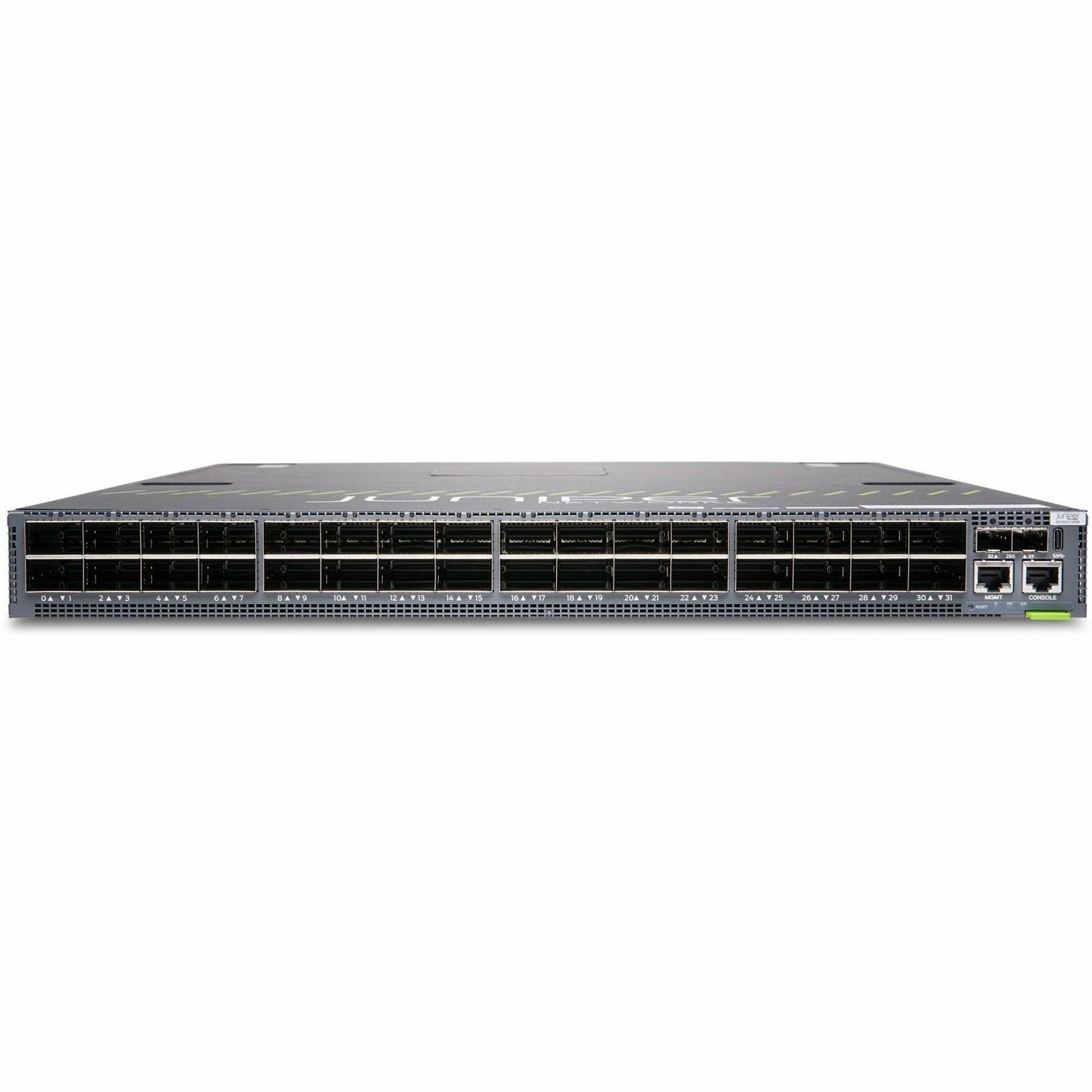 Juniper QFX5241-32OD Ethernet Switch - Manageable - 800 Gigabit Ethernet - 3 Layer Supported - Optical Fiber - 1U - Rack-mountable - 1 Year Limited Warranty
