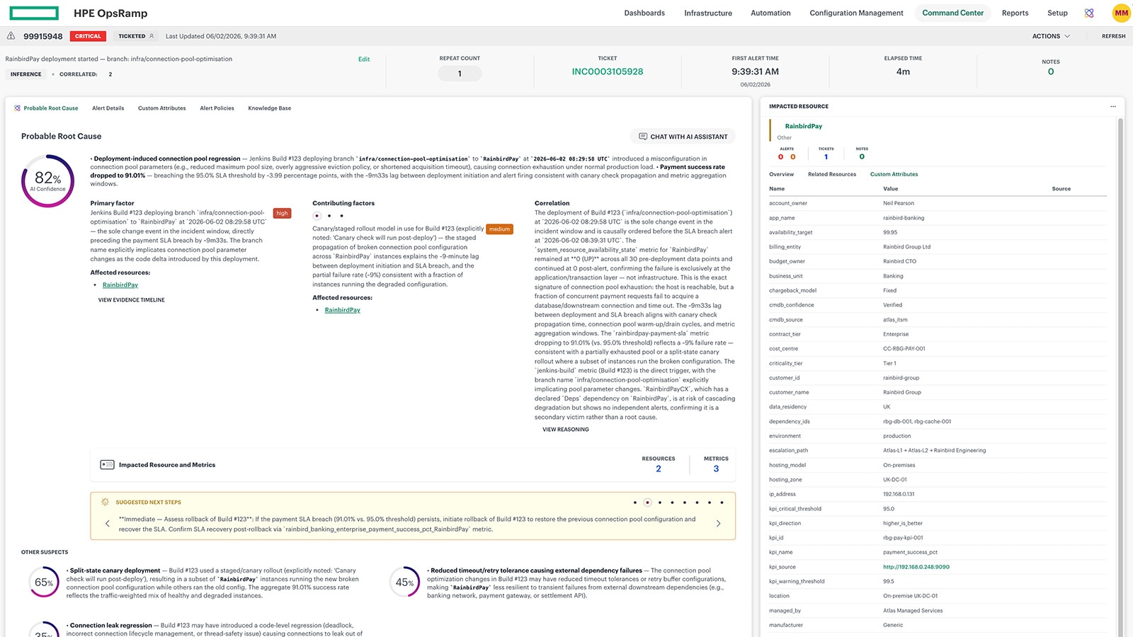 HPE OpsRamp Software — view 3