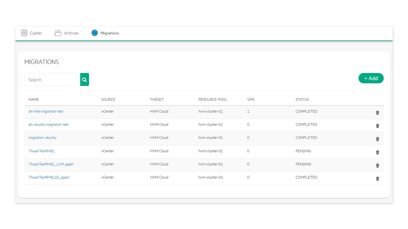 HPE Morpheus Software — view 3